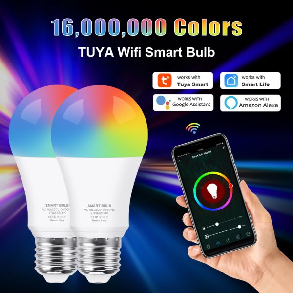 Lâmpada Inteligente Bulbo Smart Rgb Wi-fi 10w Bivolt E27