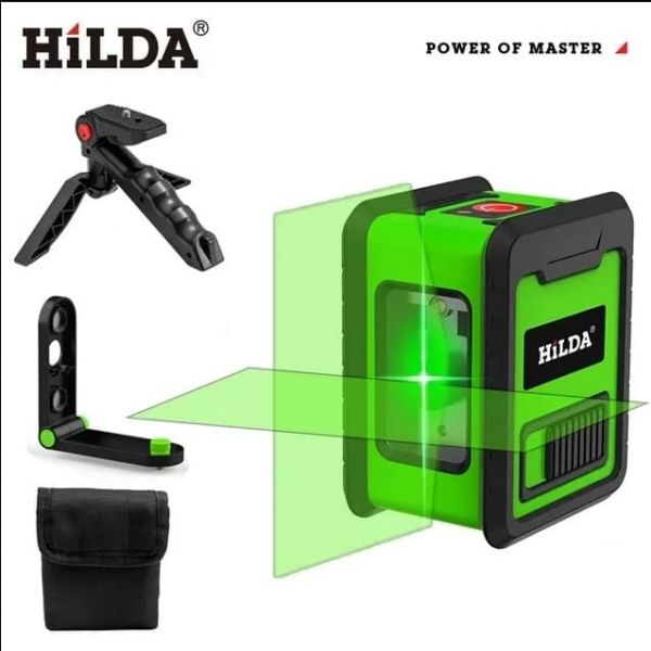 Nível A Laser Hilda 2 Linhas Hilda Auto-nivelamento